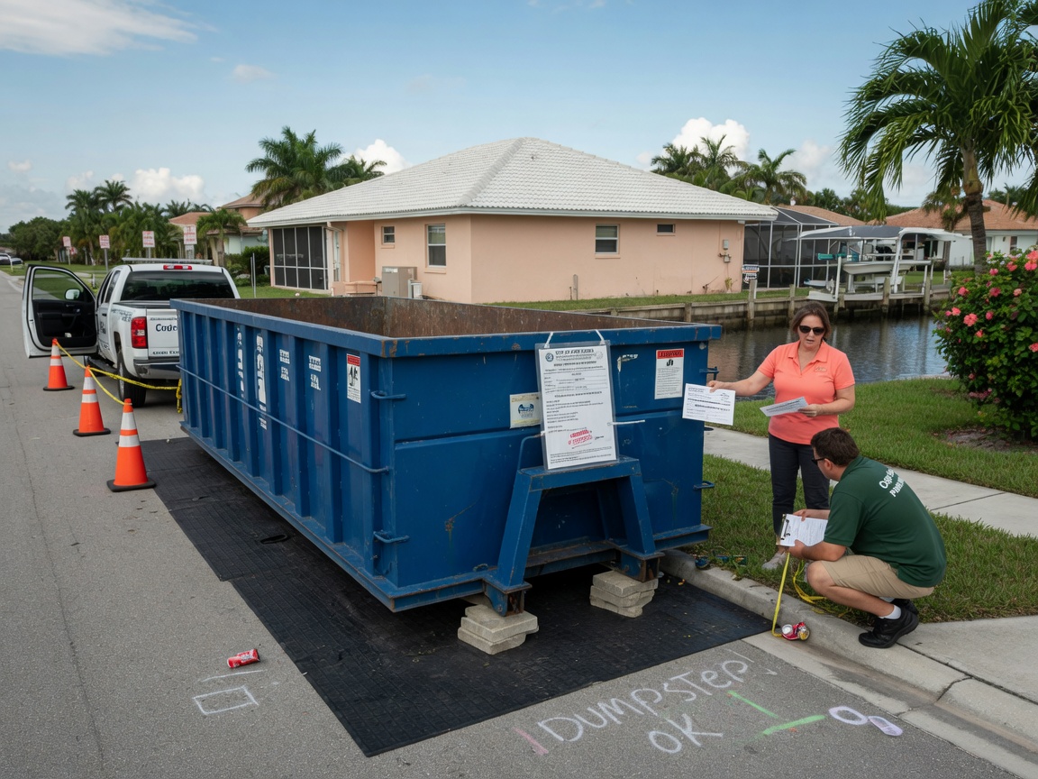 What Cape Coral Homeowners Need To Know About Dumpster Placement Permits